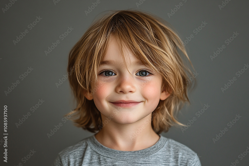 portrait of an white little boy with a smile portrait of an white little boy with a smile
