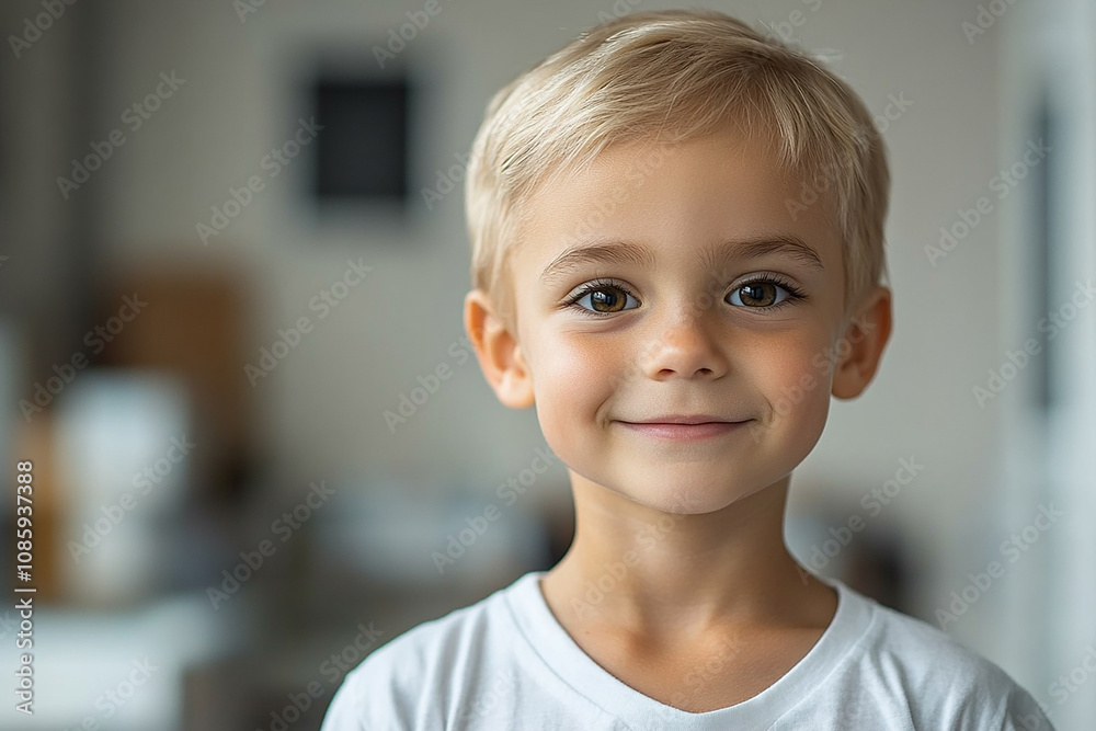 portrait of an white little boy with a smile portrait of an white little boy with a smile