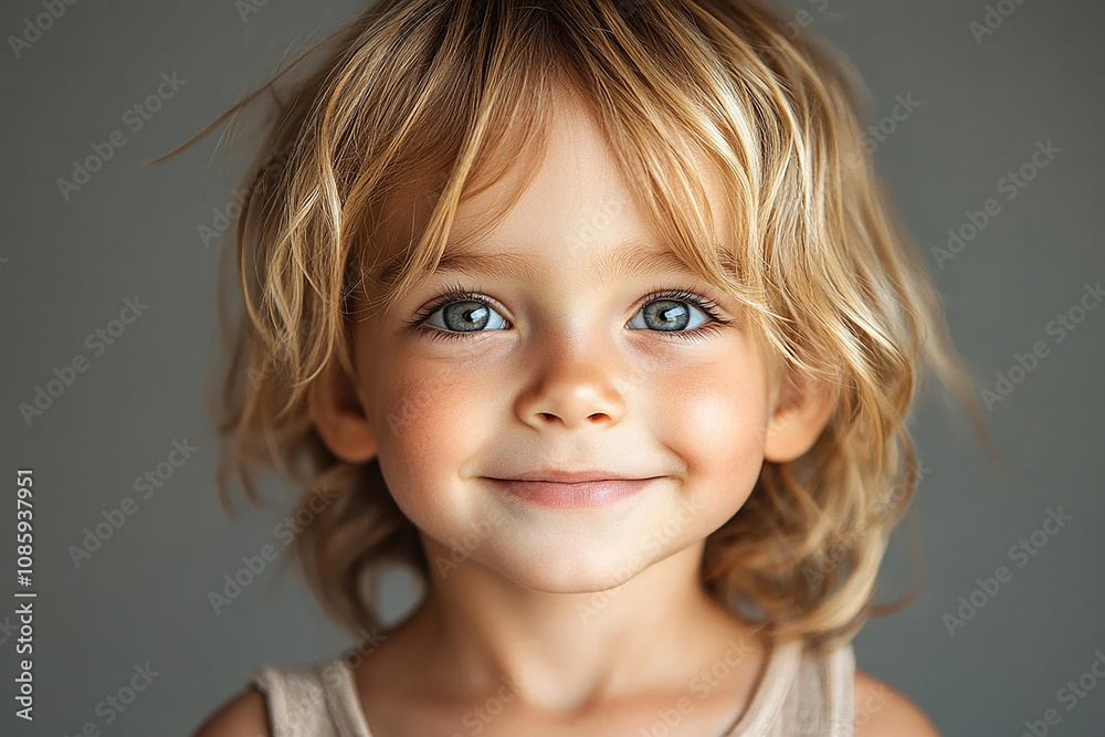 portrait of an white little boy with a smile portrait of an white little boy with a smile
