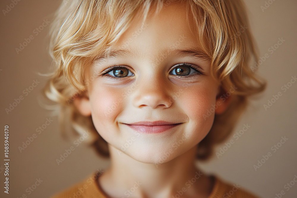 portrait of an white little boy with a smile portrait of an white little boy with a smile