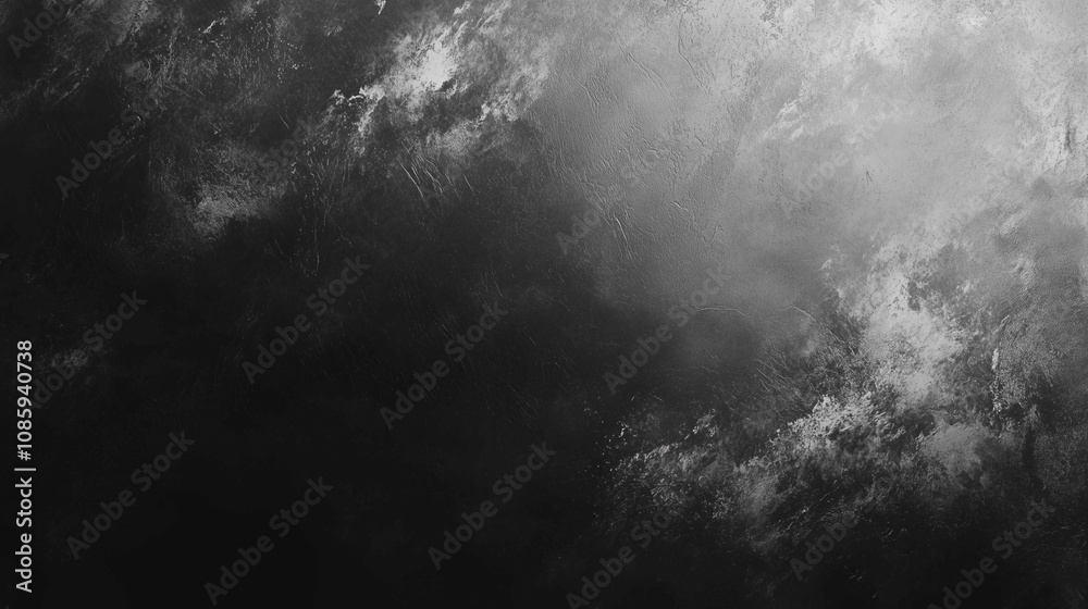 Fototapeta premium Background black gray grainy gradient banner design abstract poster cover header design
