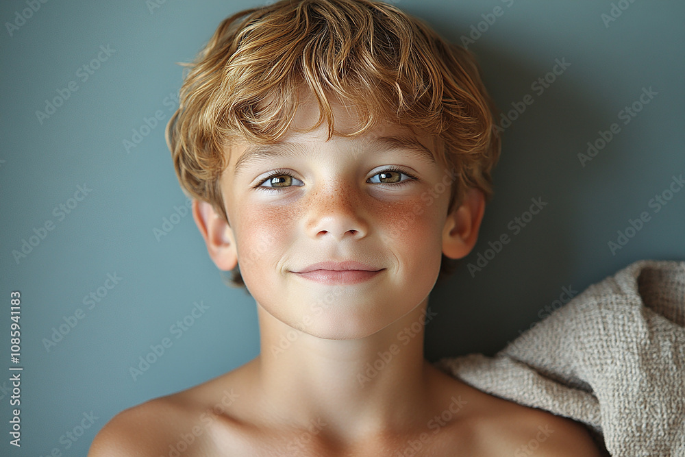 portrait of an white little boy with a smile portrait of an white little boy with a smile