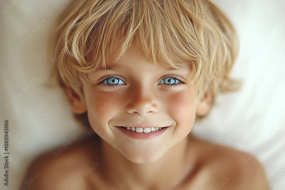 portrait of an white little boy with a smile portrait of an white little boy with a smile
