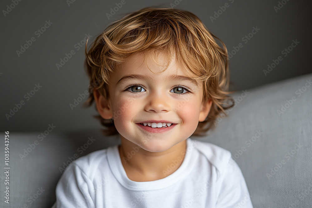 portrait of an white little boy with a smile portrait of an white little boy with a smile