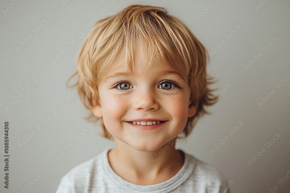 portrait of an white little boy with a smile portrait of an white little boy with a smile
