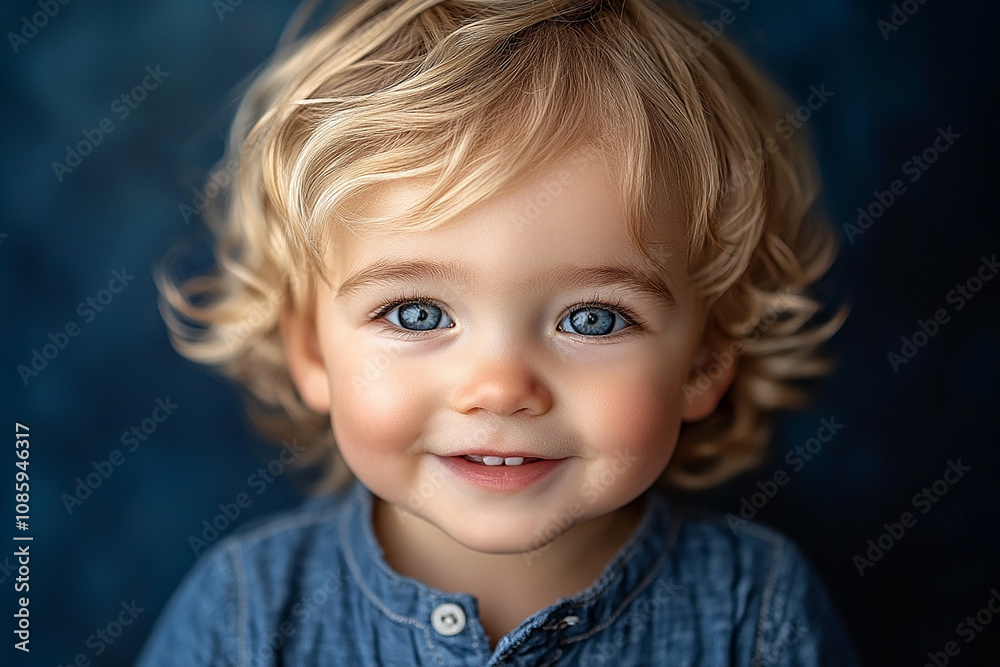 portrait of an white little boy with a smile portrait of an white little boy with a smile