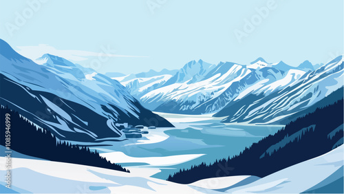 Mountain Views of St. Anton, Austria