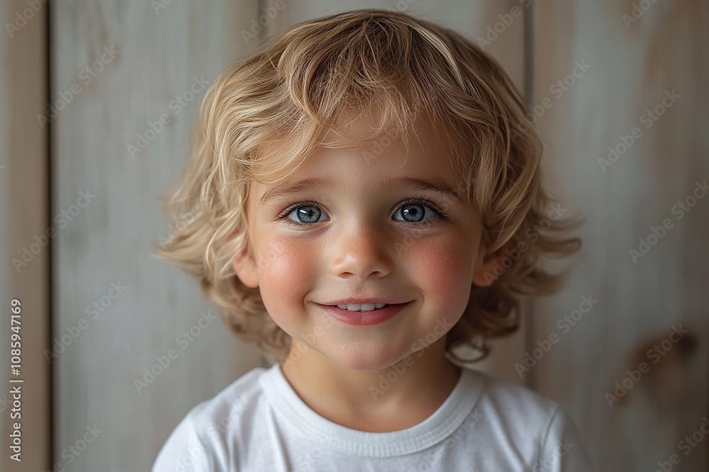 portrait of an white little boy with a smile portrait of an white little boy with a smile