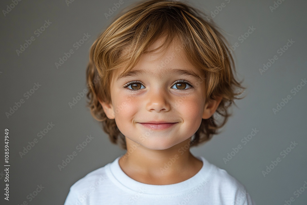 portrait of an white little boy with a smile portrait of an white little boy with a smile