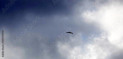 Unmanned attack drone kamikaze type Shahed of Ukraine