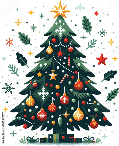 cristmas tree vector