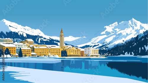 The Alpine Beauty of St. Moritz, Switzerland