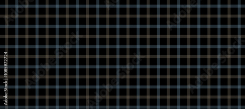 Black blue and beige plaid fabric texture background