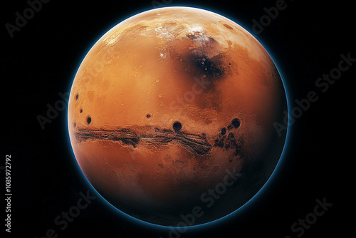 a close up image of mars