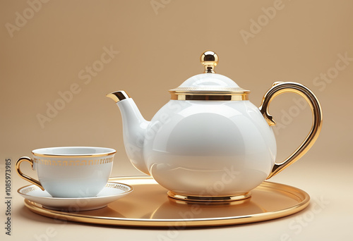 teapot and cup