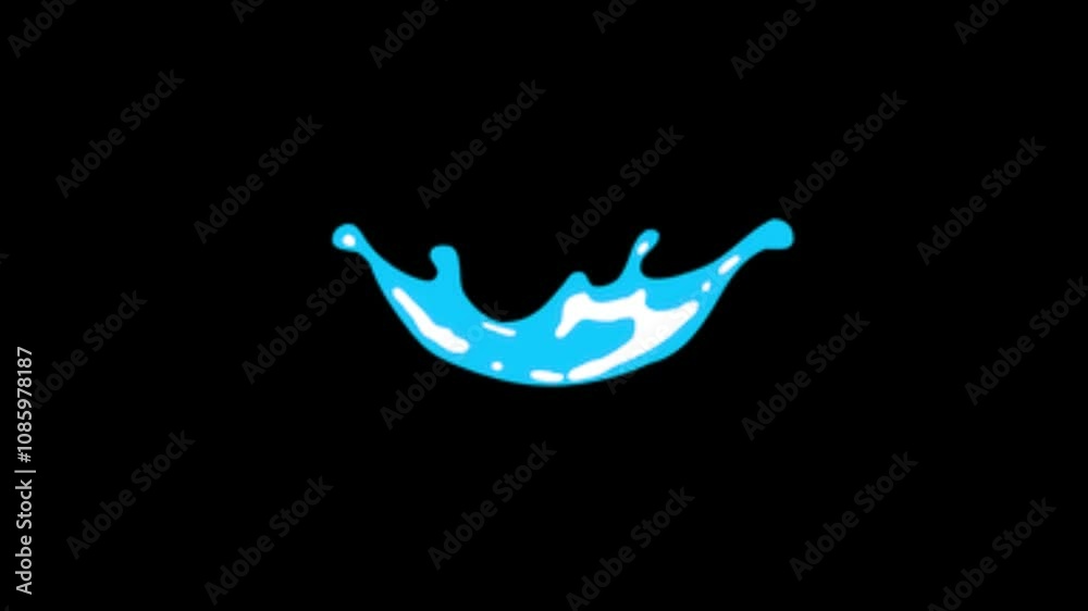 Water drop vibes motion graphics clip template with colorful lights animation. HD resolution with hyper realistic 4K black Background. Water drop vibes motion graphics clip template with colorful lights animation. HD resolution with hyper realistic 4K black Background.