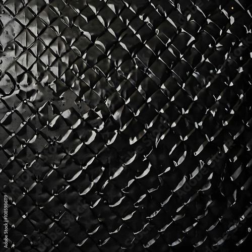a black metal surface with a grunge texture that says b on it