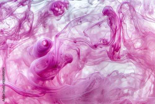 A close-up shot of a pink substance floating in water, suitable for use in educational or scientific contexts photo