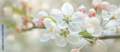 Spring Apple Blossoms Pink Beauty