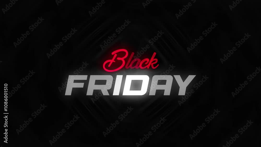 Black friday graphic element background animation Black friday graphic element background animation