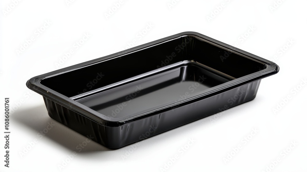 Black Disposable Plastic Food Container for Takeout or Catering, Versatile Use in Serving, Storing, and Transporting Various Foods and Meals, Ideal for Restaurants and Events Black Disposable Plastic Food Container for Takeout or Catering, Versatile Use in Serving, Storing, and Transporting Various Foods and Meals, Ideal for Restaurants and Events