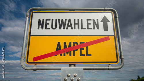 Das Ampel-Aus - Die Ampelkoalition in Deutschland ist am Ende, Neuwahlen 
 photo