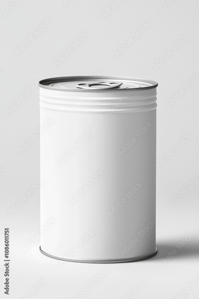 A white container with a black lid sitting on a white background A white container with a black lid sitting on a white background