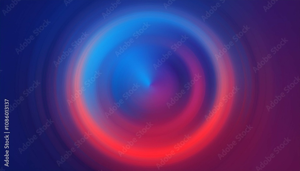 abstract blue and red round aura gradient circle shape blurred sphere modern art harmony inner peace and wellbeing concept design abstract blue and red round aura gradient circle shape blurred sphere modern art harmony inner peace and wellbeing concept design