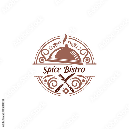 Ornate Bistro Logo for Hospitality Branding