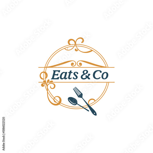 Vintage-Inspired Restaurant Branding Logo