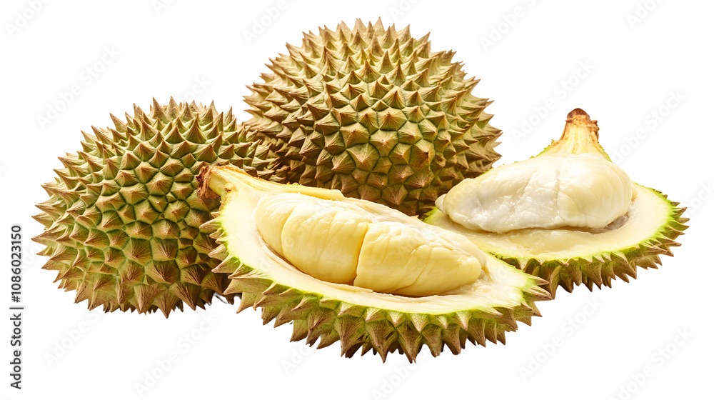 Obraz premium durian isolated on png background