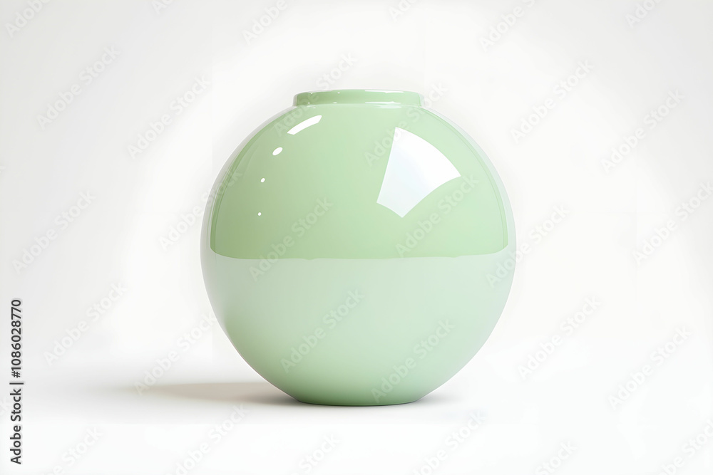 Elegant Minimalist Green Ceramic Vase with Smooth Glossy Finish for Modern Home Decor and Stylish Interior Design Enhancements in Contemporary Settings Elegant Minimalist Green Ceramic Vase with Smooth Glossy Finish for Modern Home Decor and Stylish Interior Design Enhancements in Contemporary Settings