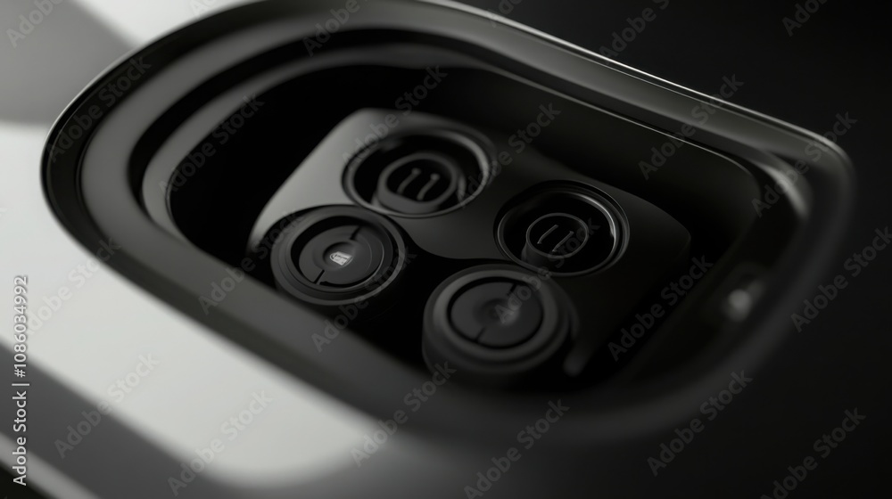 close-up of electric car charging cable and port, sustainable technology, clean energy future close-up of electric car charging cable and port, sustainable technology, clean energy future
