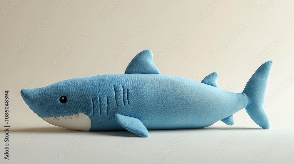 Cute and colorful squishy shark pencil case ideal for organizing stationery at home or school Cute and colorful squishy shark pencil case ideal for organizing stationery at home or school