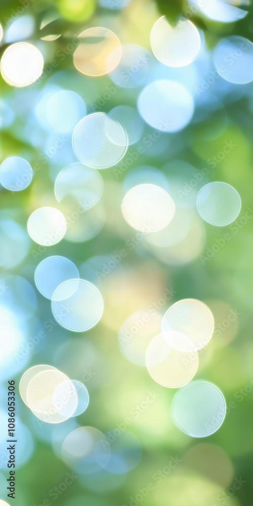 A blurry green background with white circles. The circles are of different sizes and are scattered throughout the image. Scene is one of movement and energy A blurry green background with white circles. The circles are of different sizes and are scattered throughout the image. Scene is one of movement and energy