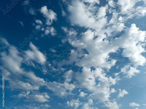 Konstfotografi Cielo azul y nubes