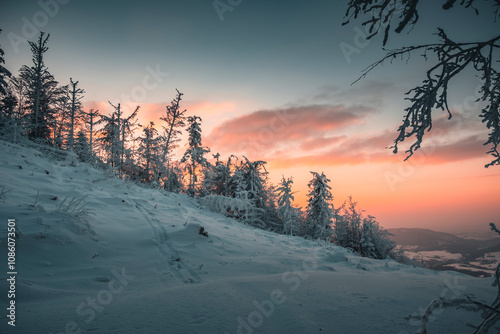 Winter in the mountains
