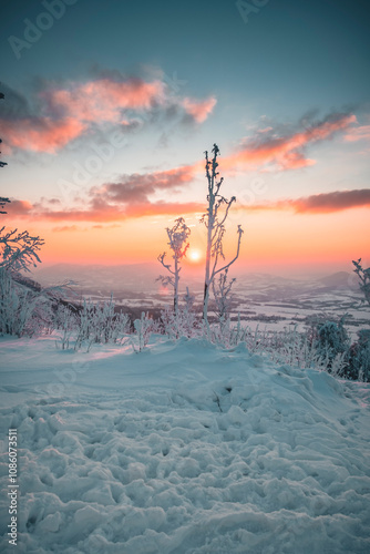 Winter in the mountains