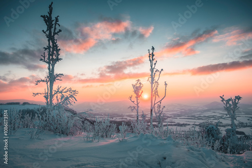 Winter in the mountains