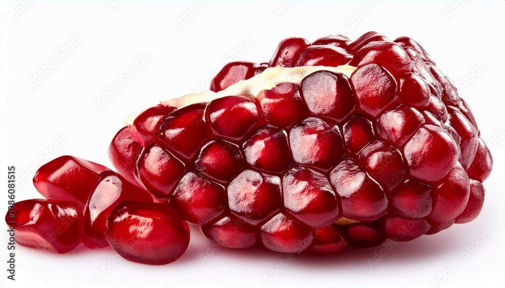 pomegranate isolated on white pomegranate isolated on white