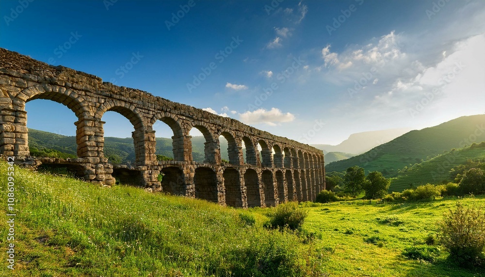 Obraz premium pont du gard aqueduct