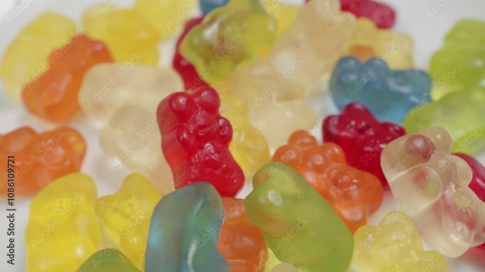 macro shot colorful jelly candy macro shot colorful jelly candy