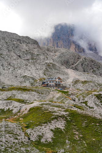 Spectacular view of Dolomites mountains, Antermoia, Alto Adige, South Tyrol, Italy, Europe	