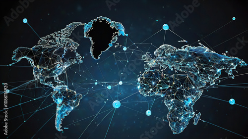 World Communication Business technology Networking