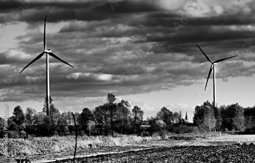 energia ,wiatry, turbiny ,prąd