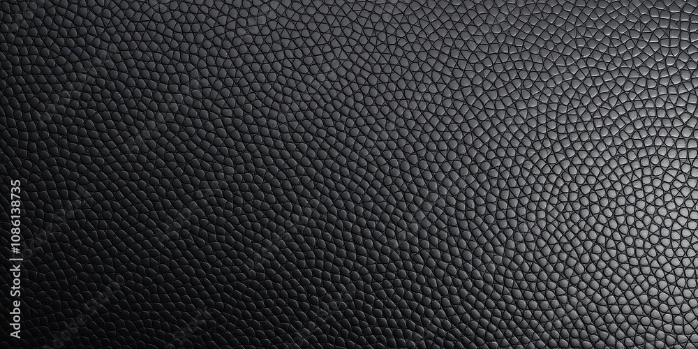 Grainy black leather surface for background or texture, background, surface