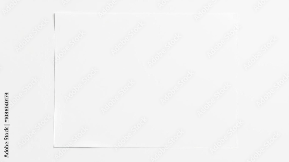 Smooth and pristine white paper surface ideal for backgrounds or textures, template, plain Smooth and pristine white paper surface ideal for backgrounds or textures, template, plain
