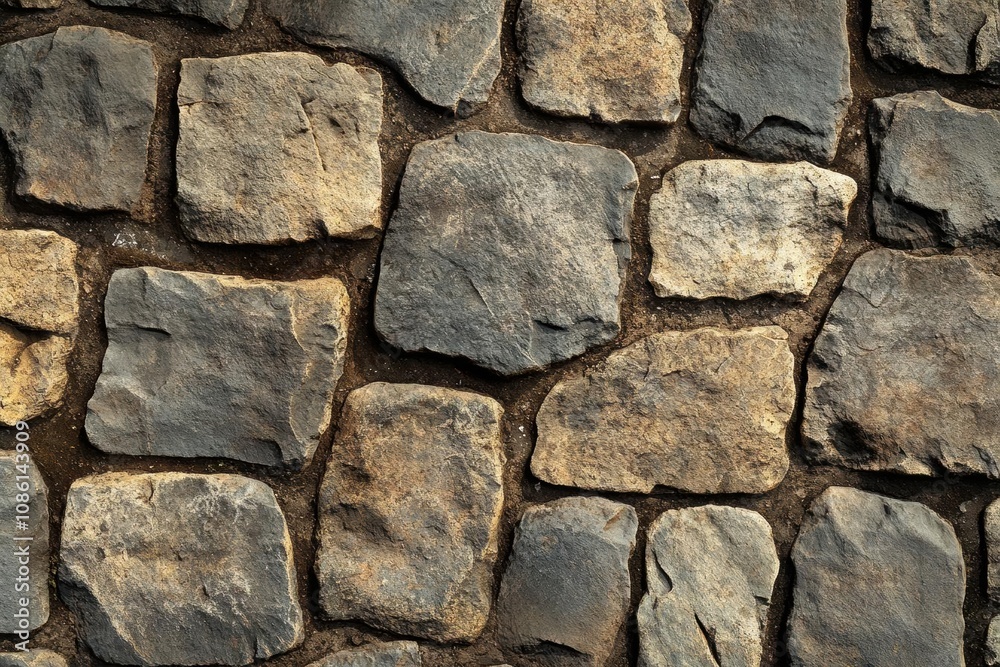 Close-up of a Rustic Stone Wall: Texture, Pattern, and Natural Beauty Close-up of a Rustic Stone Wall: Texture, Pattern, and Natural Beauty