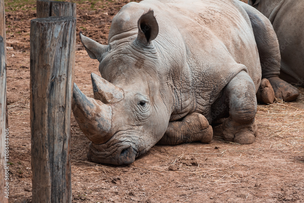 Fototapeta premium Animals in zoo and wildlife. High resolution photo.