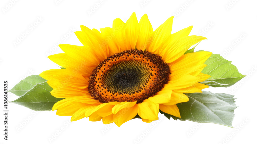 Obraz premium Sunflower transparent background